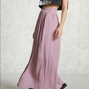 Forever 21- lilac contemporary maxi skirt